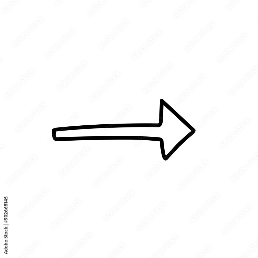 arrow sign outline arrow sign outline
