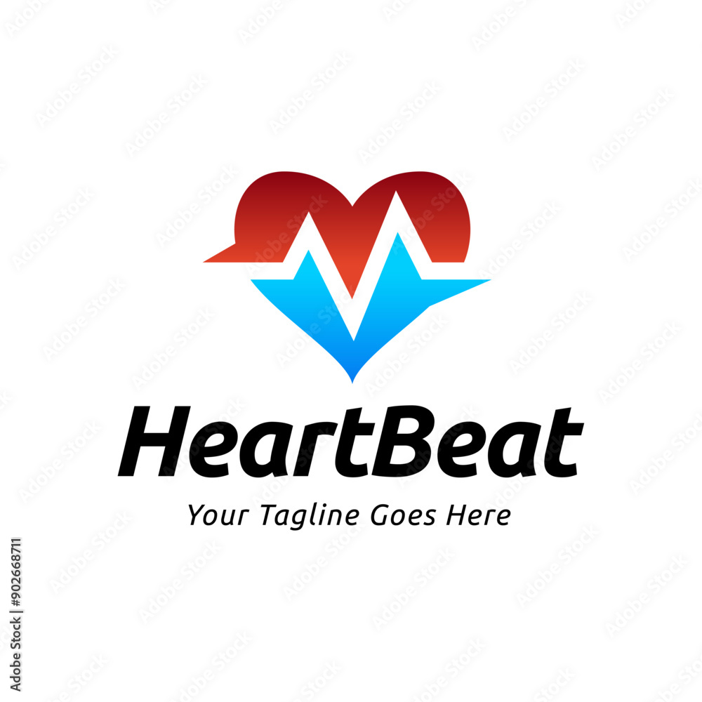 Heart beat logo vector, ECG Logo vector illustration. Heart beat logo vector, ECG Logo vector illustration.