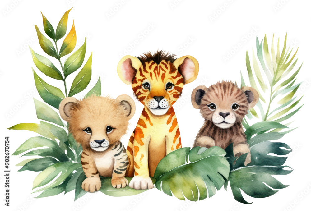 Fototapeta premium PNG Wildlife mammal animal tiger.