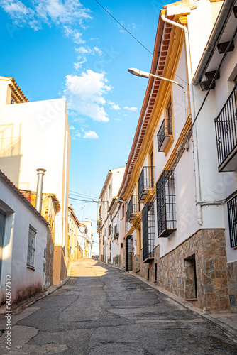 July 2024. Streets of Enguídanos. Basin. Spain