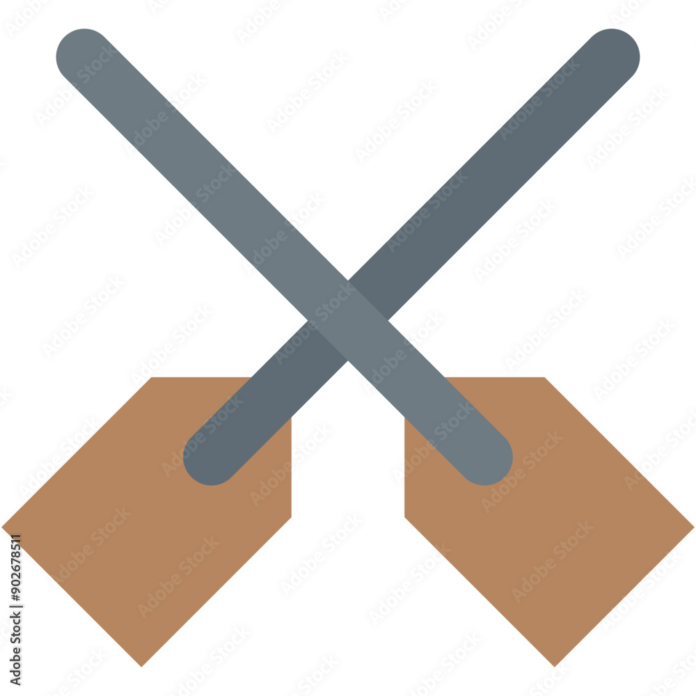 Vector Icon Rowing, Paddles, Sports And Competition, Tools And Utensils, Rower, Kayak Vector Icon Rowing, Paddles, Sports And Competition, Tools And Utensils, Rower, Kayak