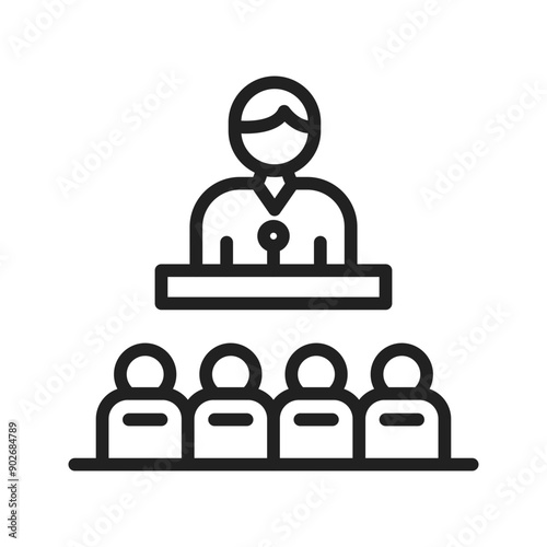 Senate icon vector image. Suitable for mobile application web application and print media.