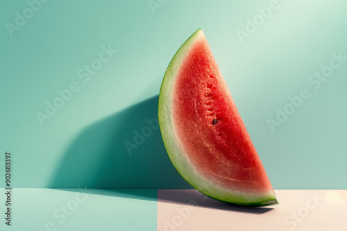 A single, juicy watermelon ...