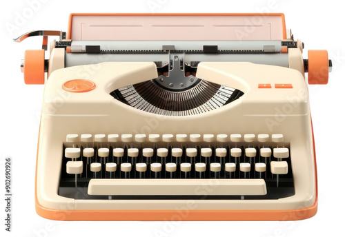 PNG White background electronics technology typewriter.