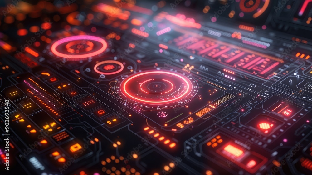 Detailed Ultra-Sharp Image of a Futuristic Smart Home Interface for Advanced Tech Visualization Detailed Ultra-Sharp Image of a Futuristic Smart Home Interface for Advanced Tech Visualization