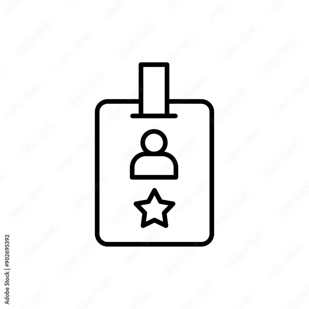 Membership card outline icons, minimalist vector illustration ,simple transparent graphic element .Isolated on white background Membership card outline icons, minimalist vector illustration ,simple transparent graphic element .Isolated on white background