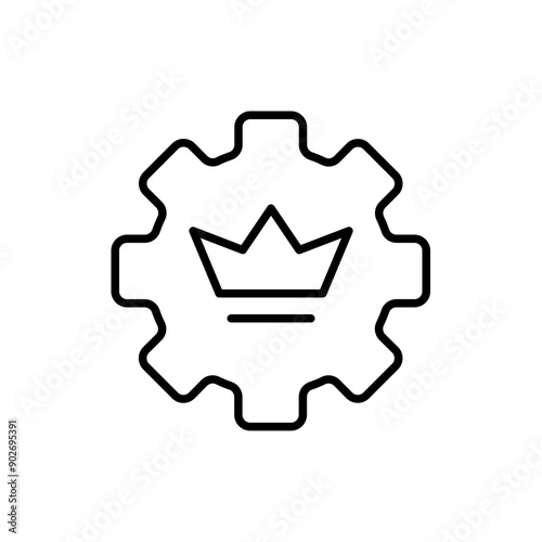 Membership management outline icons, minimalist vector illustration ,simple transparent graphic element .Isolated on white background