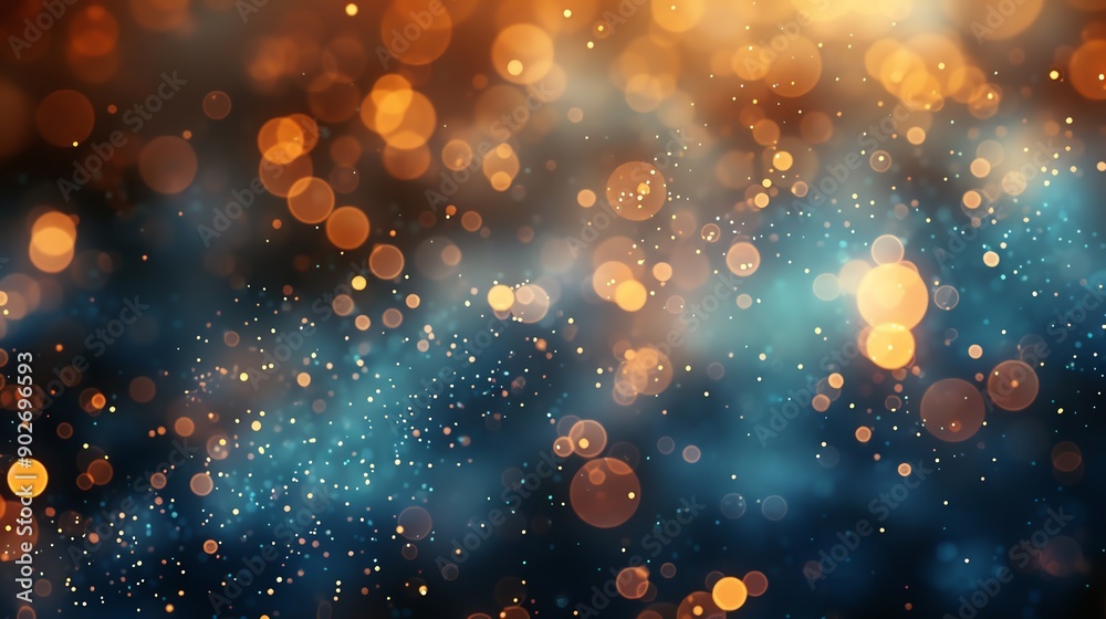 Bokeh lights in cool tones forming an abstract background, organic shapes, dreamy and serene Bokeh lights in cool tones forming an abstract background, organic shapes, dreamy and serene
