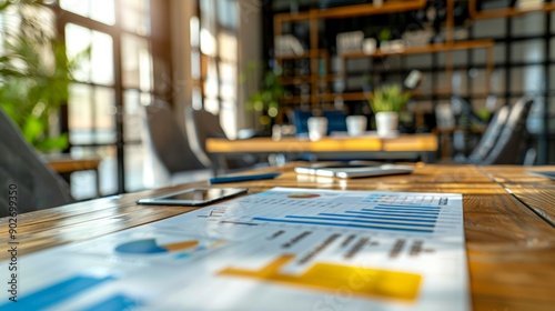 Wallpaper Mural Office Report and Property Management Concept Generative AI Torontodigital.ca