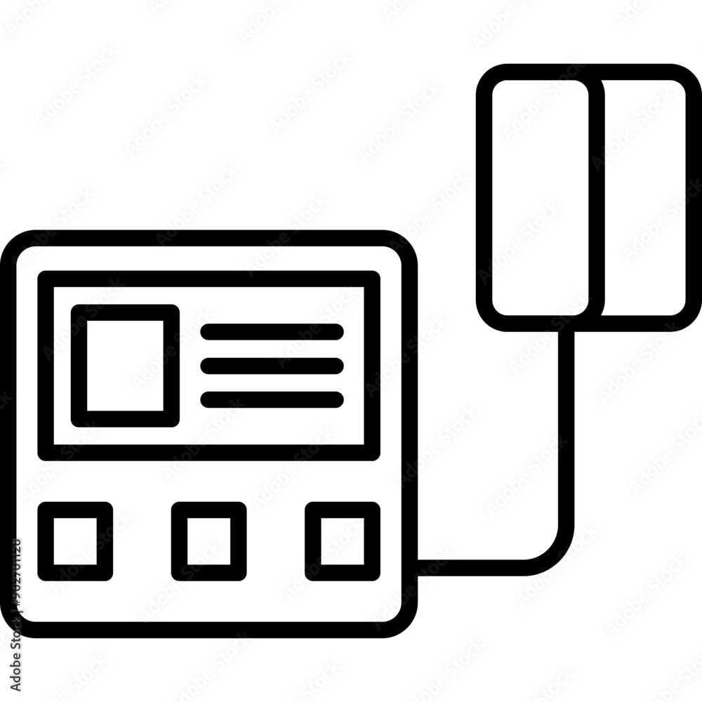 Blood Pressure Monitor Icon Blood Pressure Monitor Icon