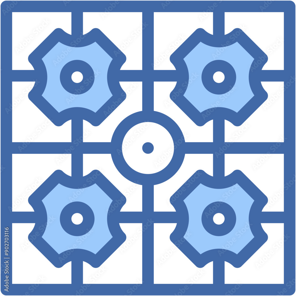 Obraz premium Vector Icon Floor, Tiles, Texture, Structure, Decoration, Construction And Tools