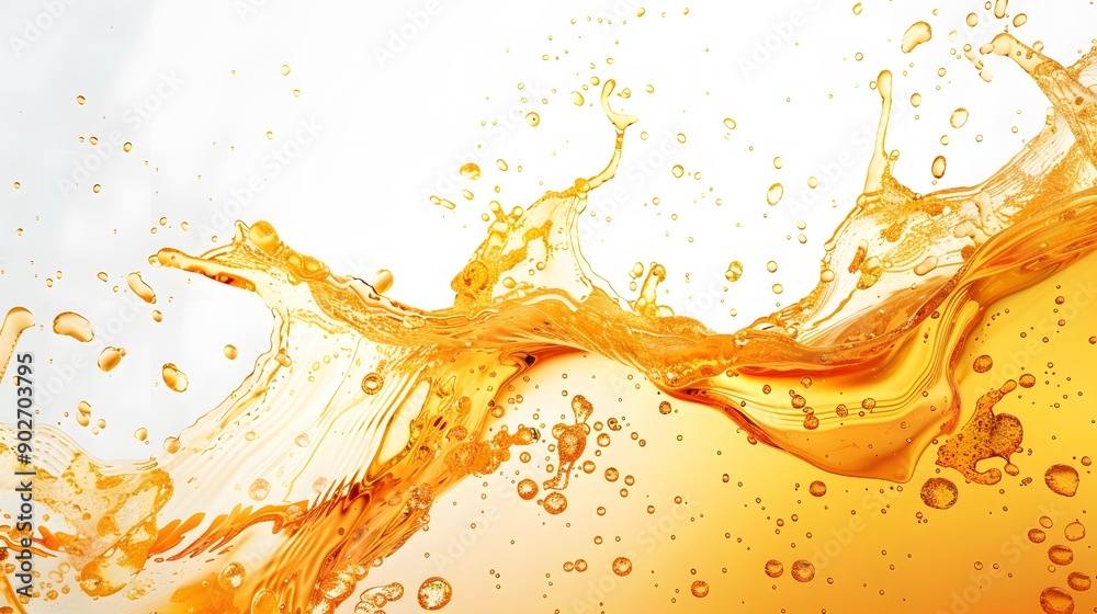 yellow drink splash