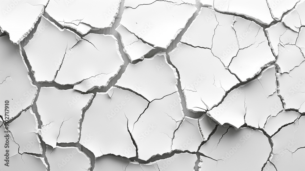 Cracked White Texture Background Cracked White Texture Background