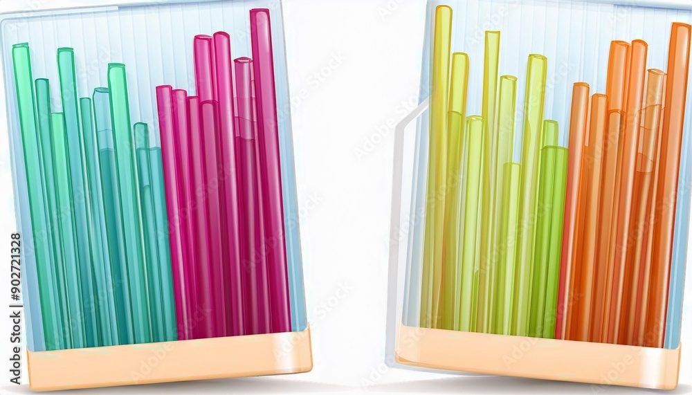 Obraz premium Lampwork Glass sticks rods 