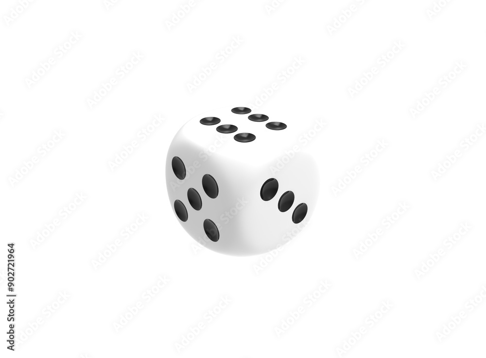 white dice isolated on white white dice isolated on white