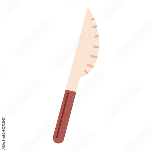 Knife flat illustration