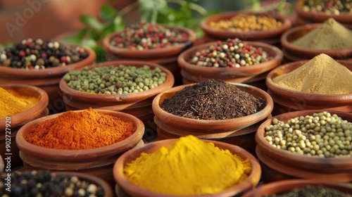 Fototapeta Naklejka Na Ścianę i Meble -  Using Spices in Cooking