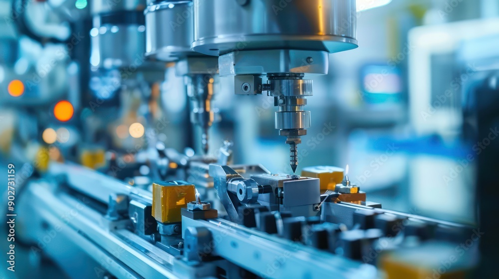 Cutting-edge manufacturing processes in a plant Cutting-edge manufacturing processes in a plant