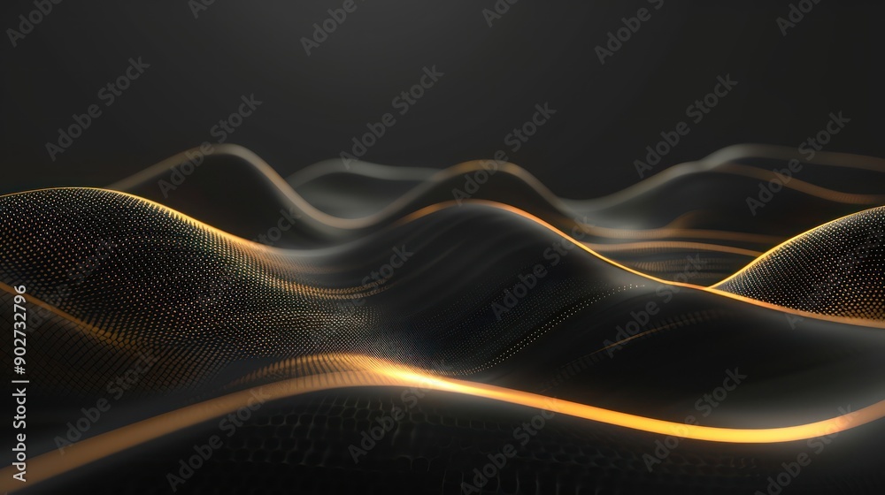 A minimalist dark background with intricate, glowing line patterns A minimalist dark background with intricate, glowing line patterns