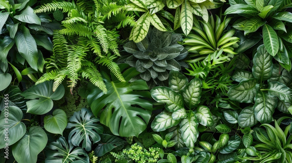 Fototapeta premium Green and attractive plants