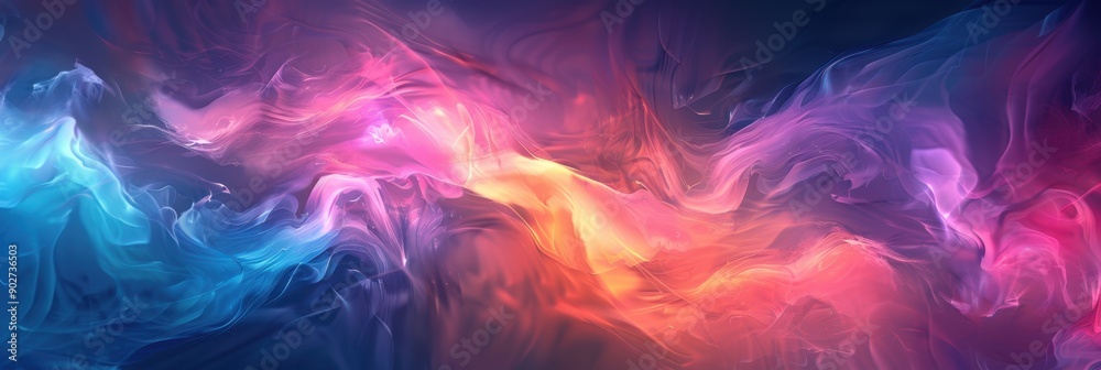 Abstract colorful paint with swirling patterns in shades of blue, pink, and orange, perfect for background, design, or artistic purposes. Abstract colorful paint with swirling patterns in shades of blue, pink, and orange, perfect for background, design, or artistic purposes.