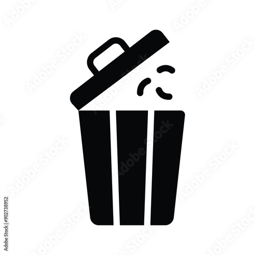 Keep it clean with our visually perfect Dustbin Vector Icon