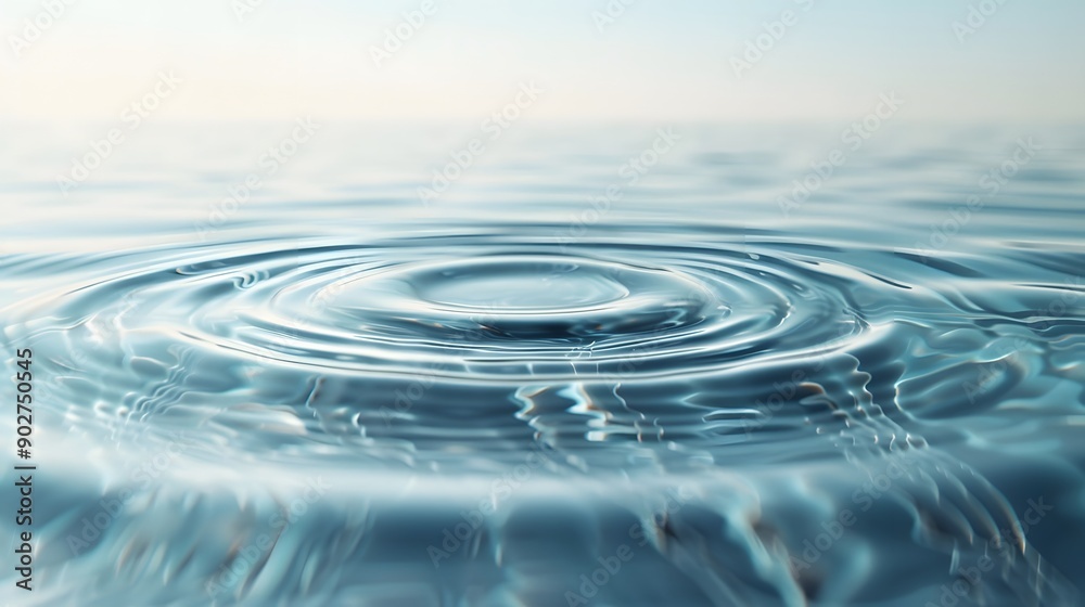 Serene Waters. Tranquil seascape Serene Waters. Tranquil seascape