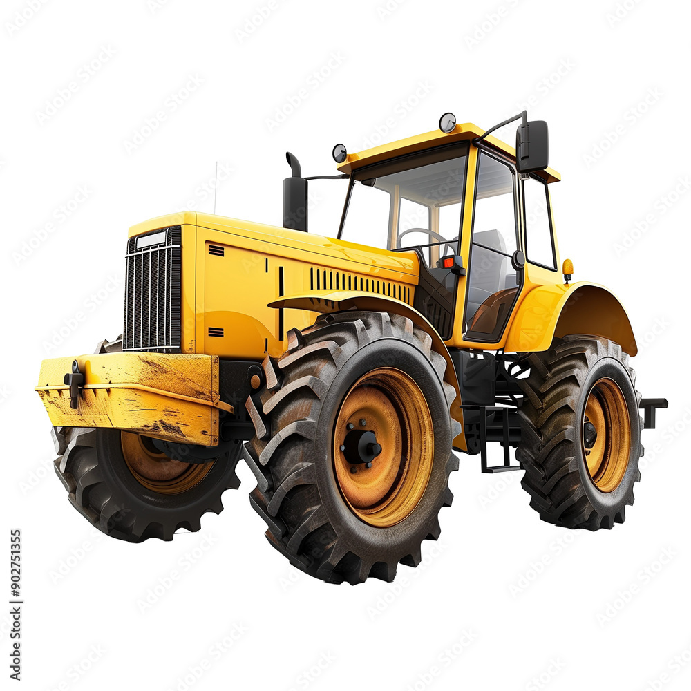 Tractor isolated on transparent or white background Tractor isolated on transparent or white background