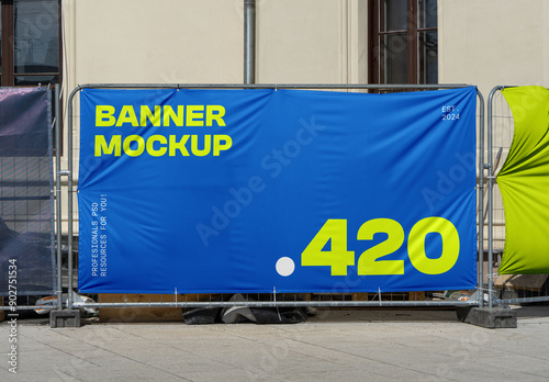 Construction Banner Mockup