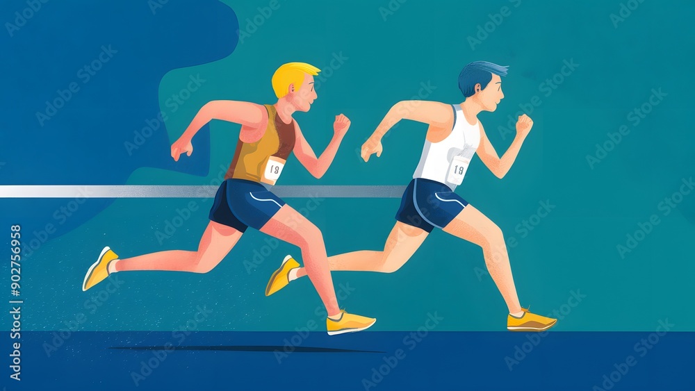 Fototapeta premium Running Sports