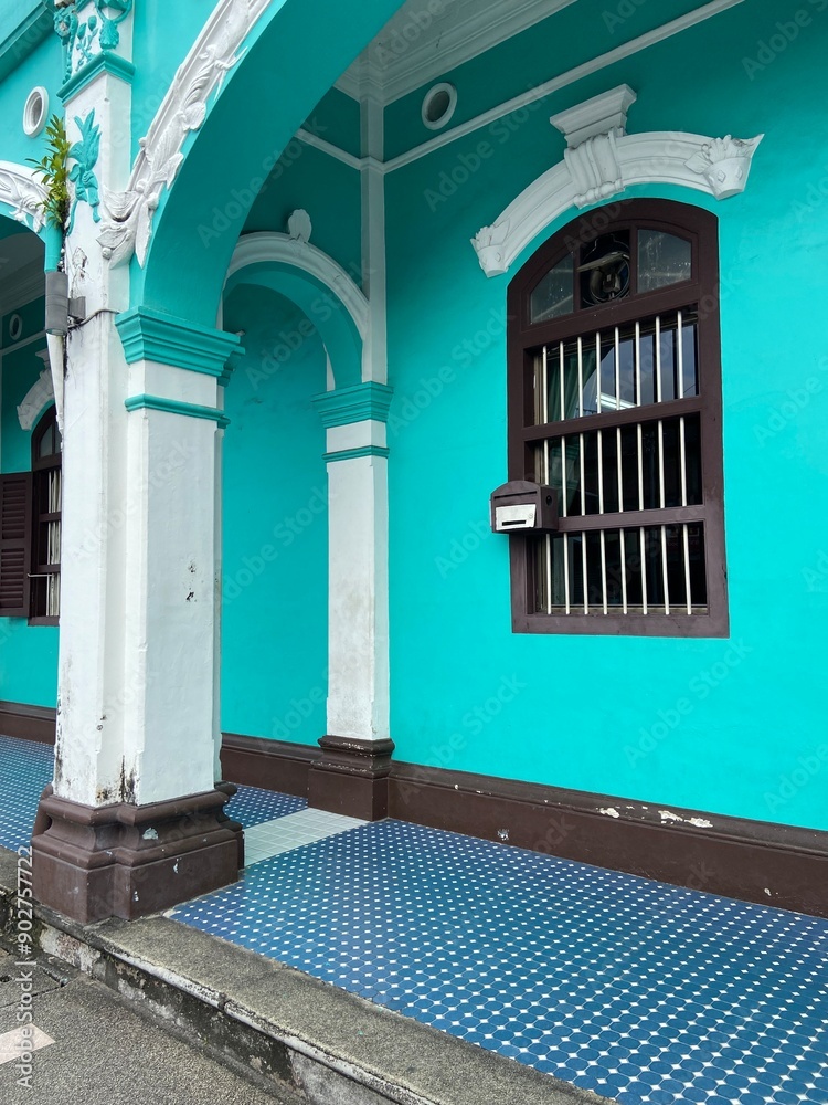 Naklejka premium building with a window