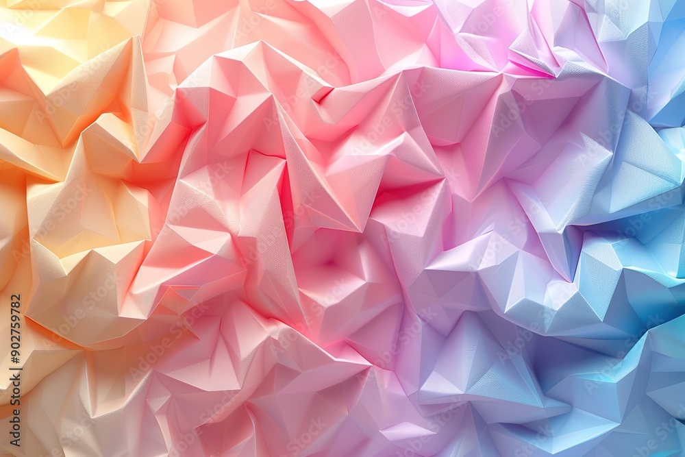 Naklejka premium A colorful paper with a pink and blue gradient