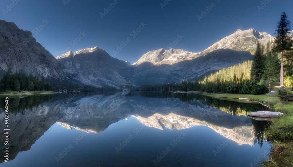 Mirror Lake: A pristine, perfectly still lake that reflects not only the sky above but also alternate realities and hidden realms within its surface.
Mirror Lake: A pristine, perfectly still lake that reflects not only the sky above but also alternate realities and hidden realms within its surface.