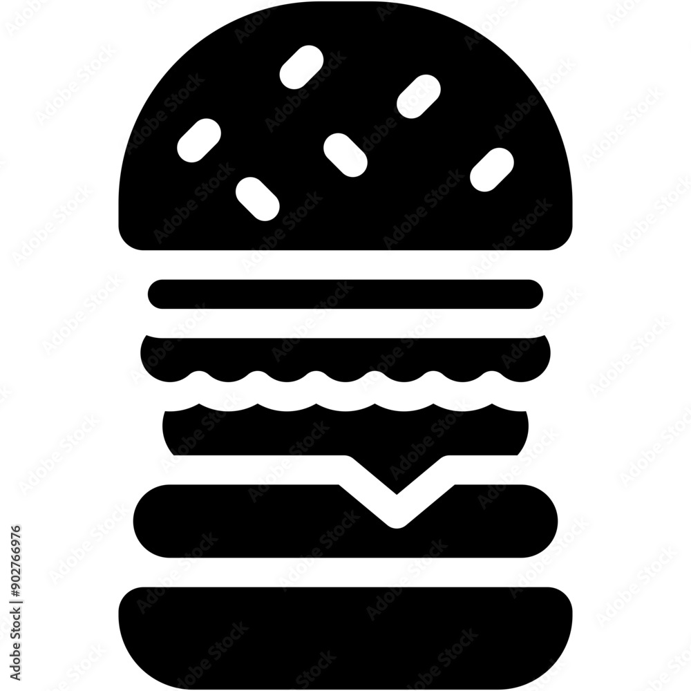 Vector Icon Burger, Junk Food, Food, Meat, Cheese, Food And Restaurant Vector Icon Burger, Junk Food, Food, Meat, Cheese, Food And Restaurant