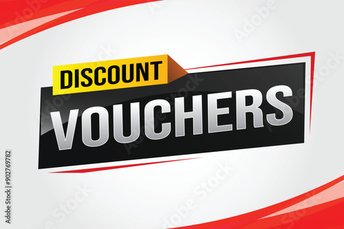 discount voucher vouchers special offer poster banner graphic design icon logo sign symbol social media website coupon advertising store shop online, website, landing page

