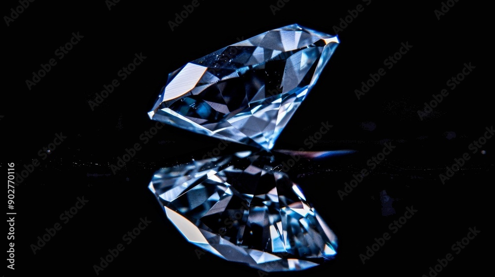 Blue Diamond Reflection. Blue Diamond Reflection.