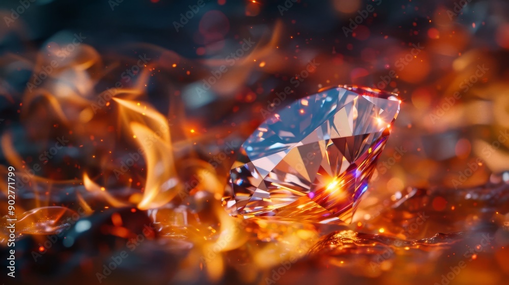 Diamond in Flames. Diamond in Flames.