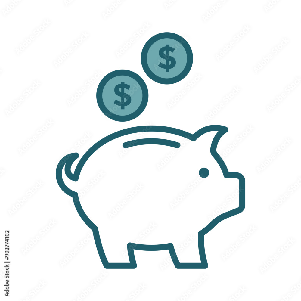 piggy bank icon vector design template simple and clean piggy bank icon vector design template simple and clean