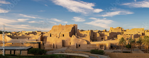 Diriyah traditional mud-brick architecture Riyadh. Photo.