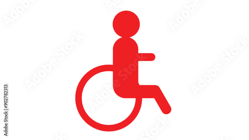Disabled icons, Wheelchair symbols,Disabled handicap icons.