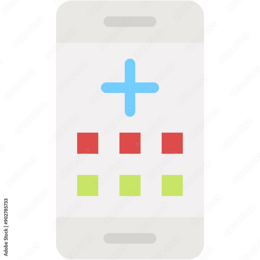 Fototapeta premium Emergency Call, Doctor, Call, Hospital Phone, Telephone Icon