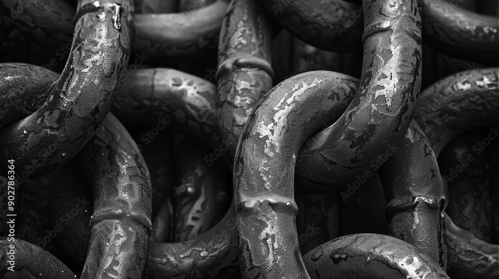 Intricate Black Chain Wallpaper Pattern for Modern Interior Design Intricate Black Chain Wallpaper Pattern for Modern Interior Design