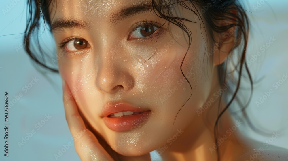 Portrait of asian women skincare model Portrait of asian women skincare model