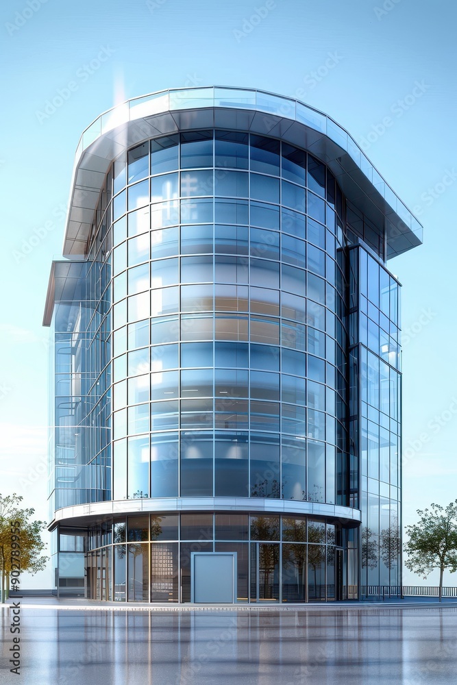 Obraz premium 3D Model Business Center