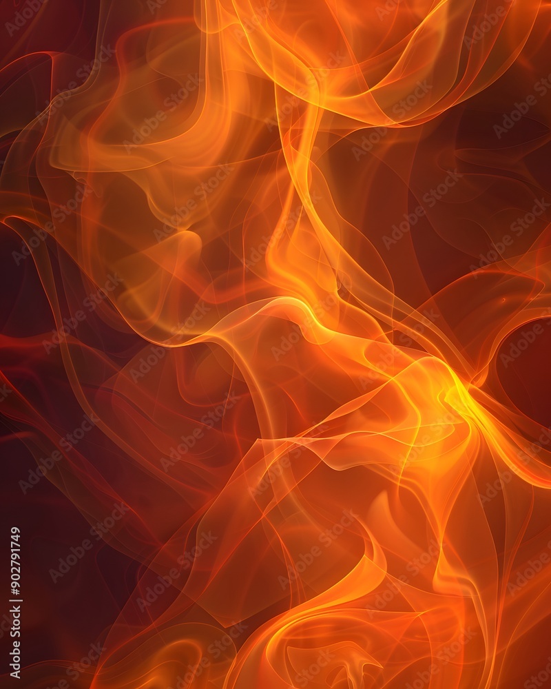 Fototapeta premium orange smoke background