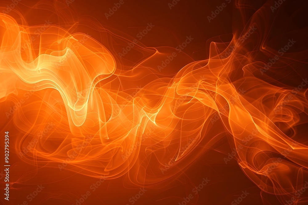 Fototapeta premium orange smoke background