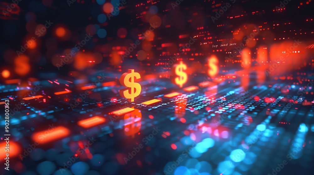 Investment return, arrow with dollar signs, 3D illustration, growth concept, copy space, more clarity with clear light and sharp focus , high detailed , Investment return, arrow with dollar signs, 3D illustration, growth concept, copy space, more clarity with clear light and sharp focus , high detailed ,