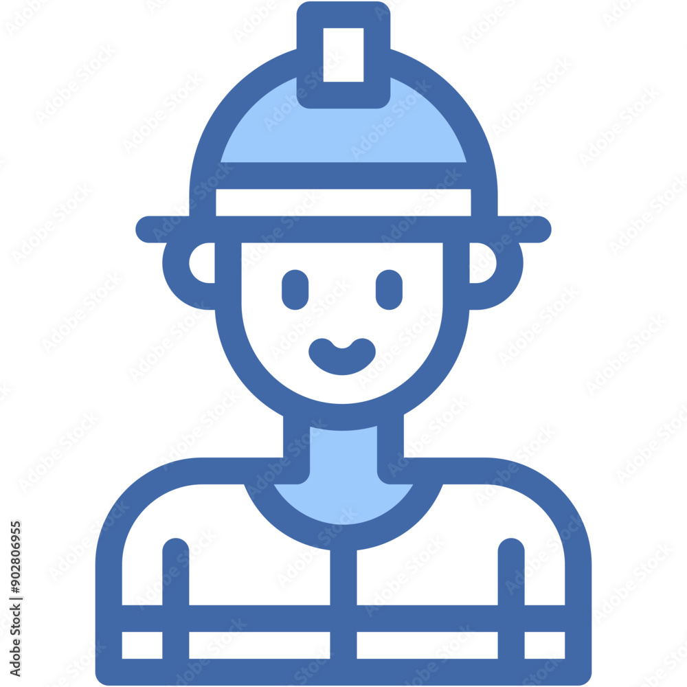 Vector Icon Firefighter, Profession, Professions And Jobs, Job, Black Hair Vector Icon Firefighter, Profession, Professions And Jobs, Job, Black Hair
