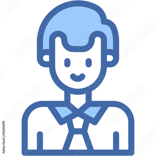Vector Icon Judge, Professional, Attorney, Avatar, Man