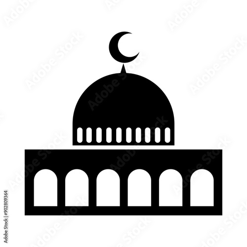 Mosque icon template